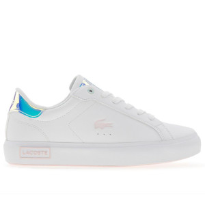 Buty młodzieżowe Lacoste Powercourt 747SUJ0013-1Y9 - białe