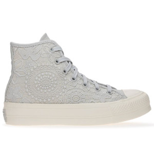 Buty Converse Chuck Taylor All Star Lift Platform Butterflies A07538C - szare