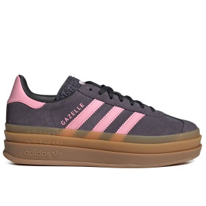 Buty młodzieżowe adidas Originals Gazelle Bold J IH6459 - szare