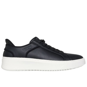 Buty męskie Skechers Slip-ins: Court Break Double Vented 183177BLK - czarne