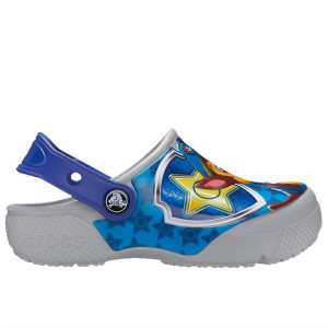 Klapki Crocs Toddler Fun Lab Paw Patrol Patch Clog 207487-007 - szare
