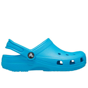 Klapki młodzieżowe Crocs Classic Clog 206991-4OX - niebieskie