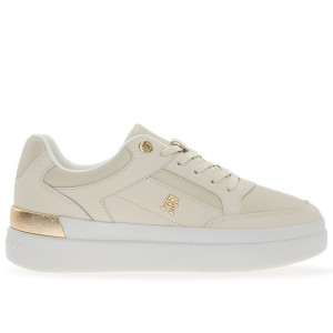 Buty damskie Tommy Jeans Feminine Court Sneaker FW0FW08126-ACG - beżowe