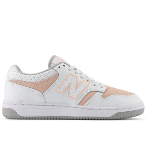 Buty dziecięce New Balance GSB480VP - białe