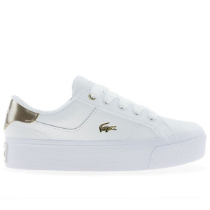 Buty damskie Lacoste Ziane Platform 126 1 CFA 751CFA0020-ALM - białe