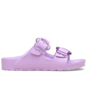 Klapki dziecięce Birkenstock Arizona Flower Eva 1031262 - fioletowe