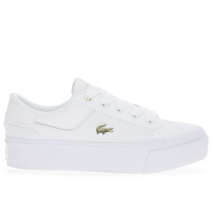 Buty damskie Lacoste Ziane Platform 124 2 CFA 747CFA0005-216 - białe