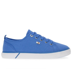 Buty damskie Tommy Hilfiger Vulc Canvas FW0FW08063-C30 - niebieskie