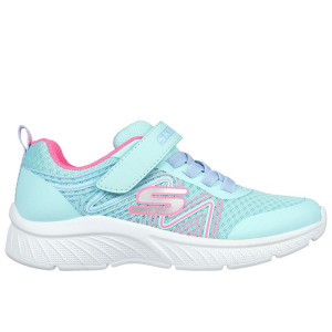 Buty dziecięce Skechers Microspec Plus Swirl Sweet 303535LAQPK - niebieskie