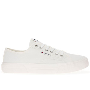Buty męskie Tommy Jeans Lace-Up Canvas EM0EM01365-YBL - białe