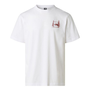 Koszulka męska The North Face Camping 0A8GQMFN41 - biała