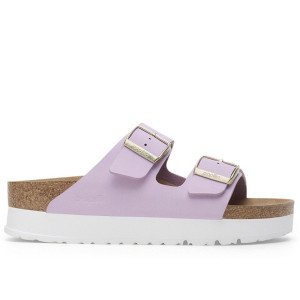 Klapki damskie Birkenstock Arizona PAP Flex Platform 1028440 - fioletowe
