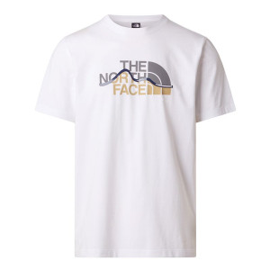 Koszulka męska The North Face Mountain Line 0A8GUXFN41 - biała