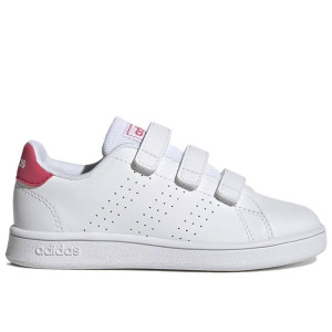 Buty adidas Advantage Court Lifestyle Hook-and-Loop GW6495 - białe