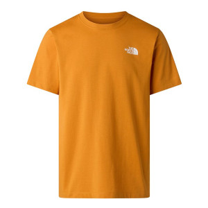 Koszulka męska The North Face Evolution NSE Box 0A8B6KG5I1 - pomarańczowa