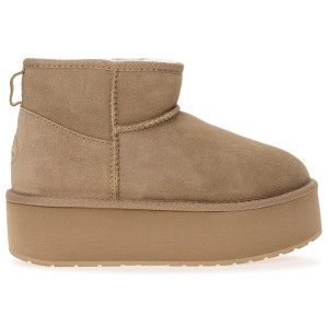 Buty damskie Emu Australia Stinger Micro Flatform W13082ALMO - beżowe