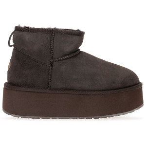 Buty damskie Emu Australia Stinger Micro Flatform W13082CHOC - brązowe
