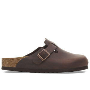 Klapki unisex Birkenstock Boston SFB 159711 - brązowe