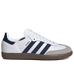 Buty młodzieżowe adidas Originals Samba OG J KK3557 - białe