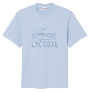 Koszulka męska Lacoste TH1427-HBA - niebieska