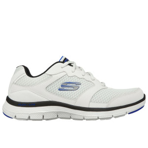 Buty męskie Skechers Flex Advantage 4.0 232225WBK - białe