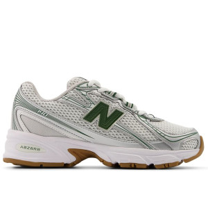 Buty młodzieżowe New Balance GR740SF - srebrne