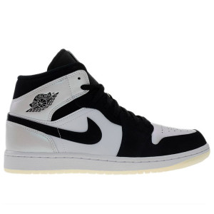 Buty męskie Air Jordan 1 Mid SE DH6933-100 - biało-czarne