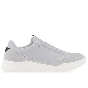 Buty Tommy Hilfiger Elevated Cupsole Leather Mix FM0FM04358-PSU - szare