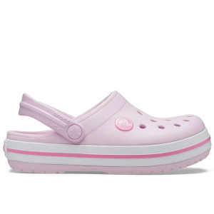 Klapki młodzieżowe Crocs Crocband Clog 207006-6GD - różowe