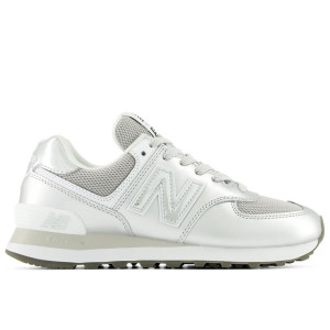 Buty damskie New Balance W574428 - srebrne