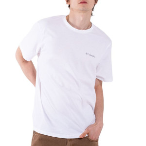 Koszulka męska Columbia CSC Basic 2154991100 - biała