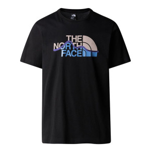 Koszulka męska The North Face Mountain Line 0A87NTJK31 - czarna