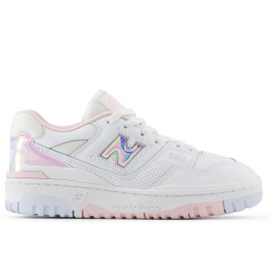Buty młodzieżowe New Balance GSB550HW - białe