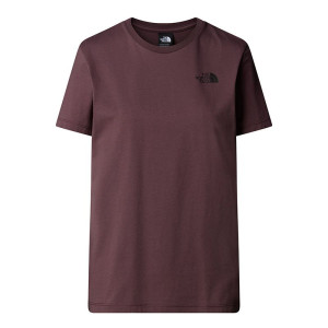 Koszulka damska The North Face NSE Box Edge Of Light Infill 0A8E3JES91 - fioletowa