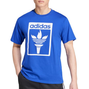 Koszulka adidas Originals Trefoil Torch JJ1221 - granatowa