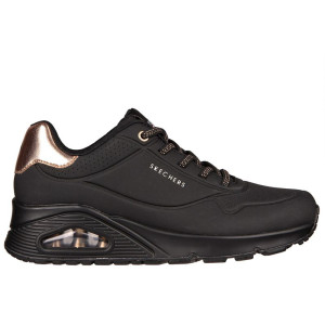 Buty damskie Skechers Uno Shimmer Away 155196BBK - czarne