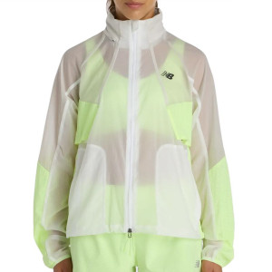 Kurtka damska New Balance WJ61J326AFG - biała