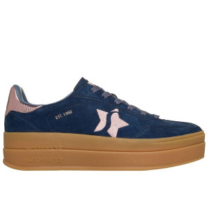Buty damskie Skechers Academy HI - Elevated Essence 185430NVPK - granatowe