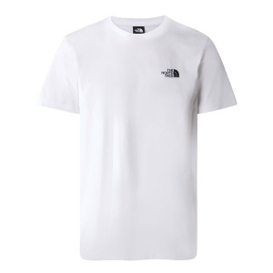 Koszulka męska The North Face Simple Dome 0A87NGFN41 - biała