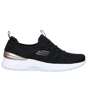 Buty damskie Skechers Air Dynamight Perfect Steps 149754BKRG - czarne