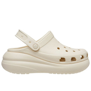Klapki damskie Crocs Classic Crush Clog 207521-2Y2 - kremowe