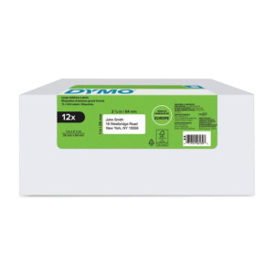 Etykiety DYMO LW-11352 25 x 54 mm 500 szt. / do drukarek etykiet DYMO LabelWriter / zestaw 12 szt. 
