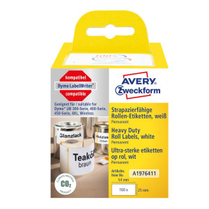 Etykiety Avery Zweckform 25 x 54 mm A1976411 Heavy Duty 