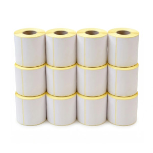 Etykiety termiczne Specmark 100 x 170 mm 400 szt. / papierowe / gilza fi40 / zestaw 12 szt. 