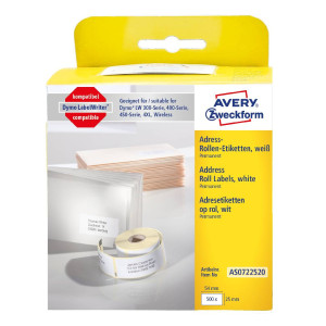 Etykiety Avery Zweckform 25 x 54 mm AS0722520 