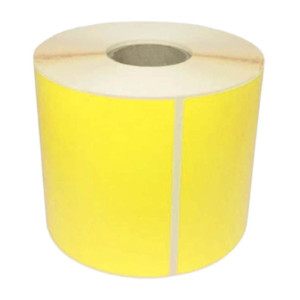Etykiety termiczne Specmark 70 x 50 mm 1000 szt. / papierowe / żółte / gilza fi40 