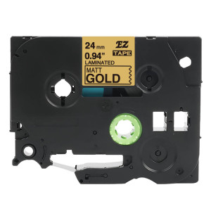 Taśma Specmark TZe-MQ851 24 mm x 5 m / matowe złoto / czarny nadruk / do drukarek Brother P-touch