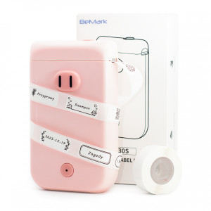 Mini drukarka etykiet Phomemo D30S różowa 203 dpi / do 15 mm / Smartfon / BT 