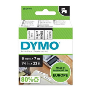 Taśma DYMO D1-43613 6 mm x 7 m / do drukarek DYMO D1 