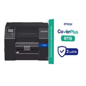Drukarka etykiet Epson ColorWorks C6500Pe (mk) 1200 dpi / do 212mm / PC / Mac / USB / Ethernet 